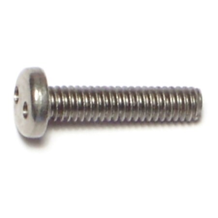 Midwest Fastener #8-32 x 3/4 in Spanner Pan Machine Screw, Plain 18-8 Stainless Steel, 10 PK 70986